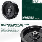  532196106 Idler Pulley / 42 46 48 54 inch deck / Replacement for Craftsman Husqvarna Ariens Poulan 532197379 197379 196106 MZ 54 RZ 5424 YTH24K48 2042 LS YTH24V54 LGH2654