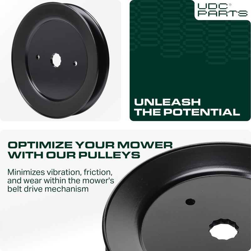  532129861 Idler Pulley / 42 48 54 inch deck / Replacement for Craftsman Husqvarna Poulan 129861 153535 173436 177865 532173436 532153535