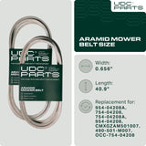  954-04208A, 954-04208 Mower Drive Belt Replacement for Craftsman LT2000 | Troy-Bilt Bronco & More | Aramid Cord