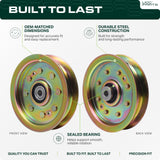  956-04129 Idler Pulley / 42 46 48 50 54 inch deck / Replacement for Cub Cadet MTD 956-04129C 756-04129B 756-04129C 753-08171 756-04129C