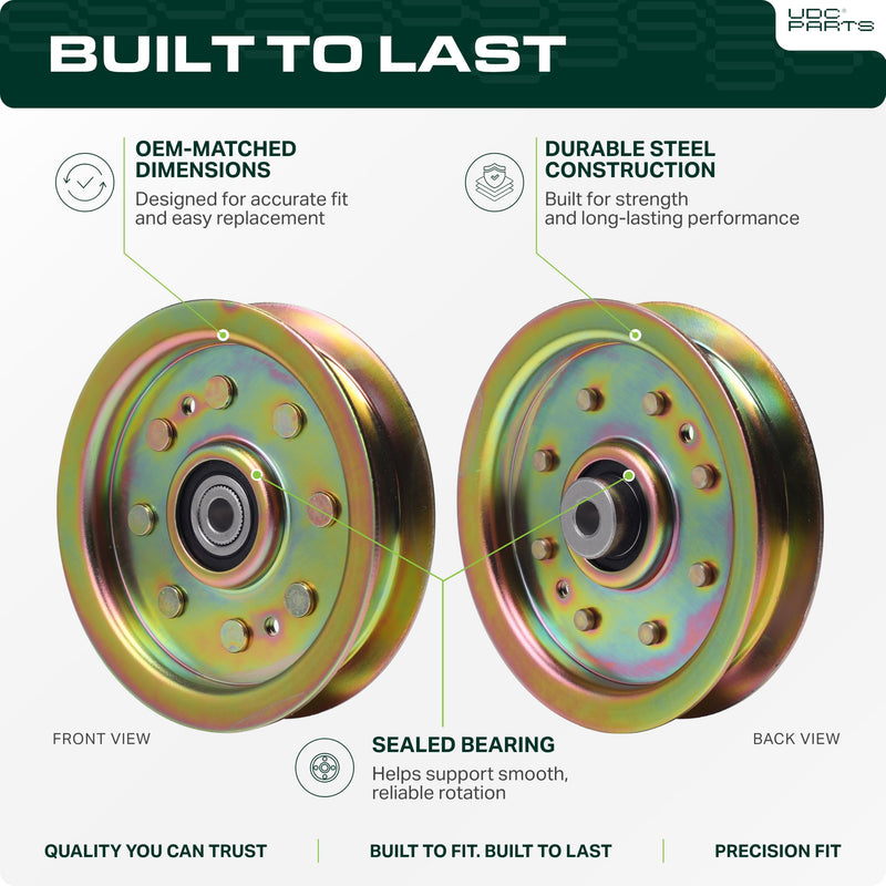  956-04129 Idler Pulley / 42 46 48 50 54 inch deck / Replacement for Cub Cadet MTD 956-04129C 756-04129B 756-04129C 753-08171 756-04129C