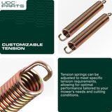  732-0459C Tension Spring / 2 pcs / Replacement for MTD Cub Cadet 732-0459 732-0459B 932-0459 LTX1040 LT-1024 LGTX-1050 Yard Machine 136E470F000