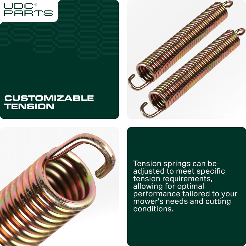  732-0459C Tension Spring / 2 pcs / Replacement for MTD Cub Cadet 732-0459 732-0459B 932-0459 LTX1040 LT-1024 LGTX-1050 Yard Machine 136E470F000