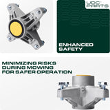  618-3129 Spindle Assembly / 44 48 50 54 60 inch decks / Replacement for MTD Cub Cadet 918-3129C 918-04394 918-04426 618-04394 618-04426