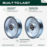  756-1229 Idler Pulley / 44 48 50 54 inch deck / Replacement for Cub Cadet MTD 01004081 Snapper 23966 7023966 RZT17 RZT22 RZT42 RZT50 LT1022 LT1024
