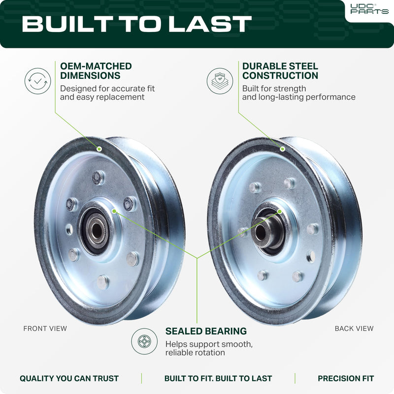  756-1229 Idler Pulley / 44 48 50 54 inch deck / Replacement for Cub Cadet MTD 01004081 Snapper 23966 7023966 RZT17 RZT22 RZT42 RZT50 LT1022 LT1024