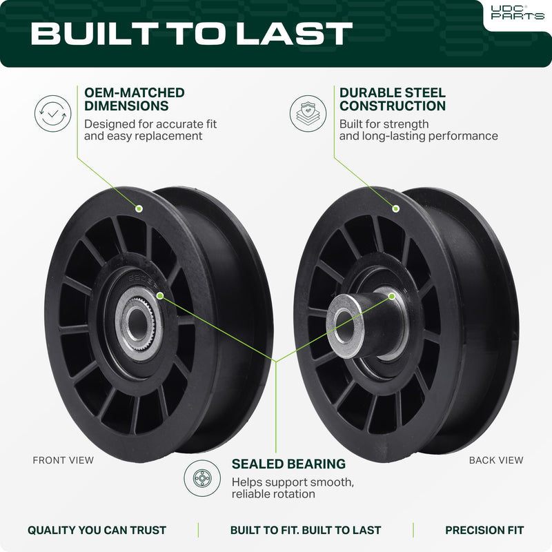  532194327 Idler Pulley / 42 54 inch deck / Replacement for Husqvarna YTH2042 YTH2246 YTH2348 YTH2454