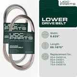 954-04001A, 754-04001A Mower Drive Belt Replacement for Troy-Bilt Bronco, Pony & More | Aramid Cord