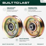  173437 Idler Pulley / 42 44 inch deck / Replacement for Husqvarna Poulan Craftsman AYP 131494 165888 532104360 532131494 LT16542 LT18452 LTH1342 LTH1542