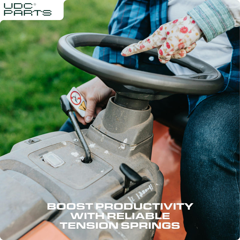  GX21582 Tension Spring / 2 pcs / Replacement for John Deere GX20377 L120 L130 LA130 LA140 LA145 X140 145 D140 D150 D155 D160 D170 G110 Sabre 1642HS 1742HS