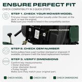  539132728 Idler Pulley / 46 inch deck / Replacement for Husqvarna 589766101 589766102 539131148 539112196 Craftsman 196104 197380 Z4218 Z4219 Z4824 Z5426