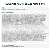  140294 Ground Drive Belt Replacement for Craftsman 532140294 Husqvarna LTH1542 LTH130 YTH150 YTH2148 YTH180 LTH1542 LTH1742 AYP Poulan PR185H42STA XT185H42LT / Aramid Cord / 82.25 inches