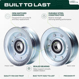  GY22172 Idler Pulley / 42 48 inch deck / Replacement for John Deere Scotts Sabre GY20067 D140 D102 D110 D125 D130