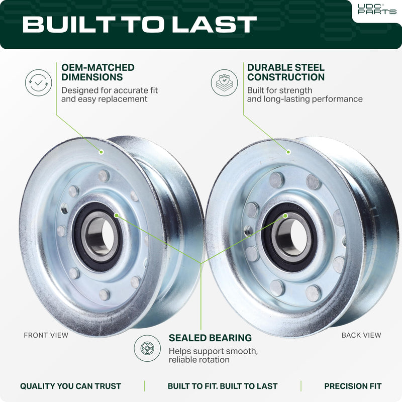  GY22172 Idler Pulley / 42 48 inch deck / Replacement for John Deere Scotts Sabre GY20067 D140 D102 D110 D125 D130
