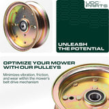  539132728 Idler Pulley / 46 inch deck / Replacement for Husqvarna 589766101 589766102 539131148 539112196 Craftsman 196104 197380 Z4218 Z4219 Z4824 Z5426