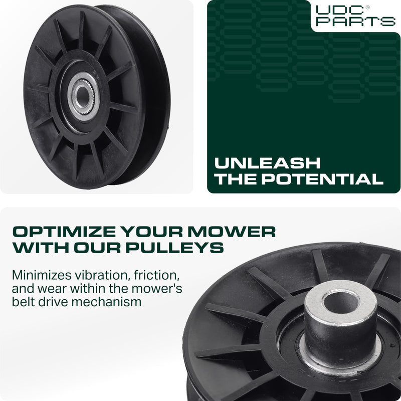  532194326 Idler Pulley Replacement for Husqvarna Craftsman Poulan 194326 532194327 194327 YTH2348 YTH2246 YTH2454 YTH2042 CT126 CT154 CTH126 CTH164T