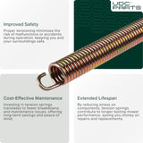  732-0459C Tension Spring / 2 pcs / Replacement for MTD Cub Cadet 732-0459 732-0459B 932-0459 LTX1040 LT-1024 LGTX-1050 Yard Machine 136E470F000