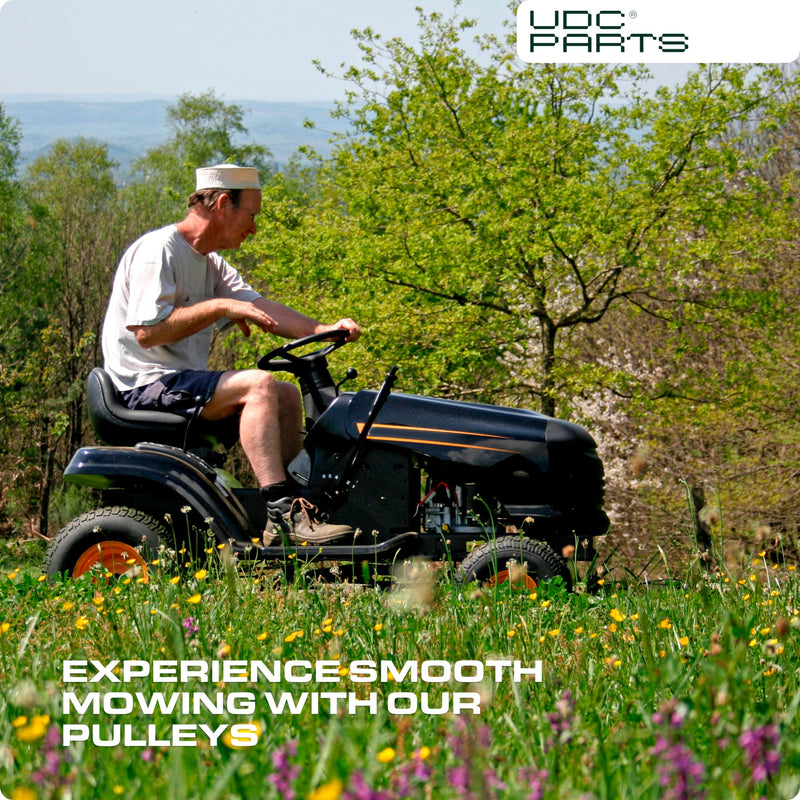  532196106 Idler Pulley / 42 46 48 54 inch deck / Replacement for Craftsman Husqvarna Ariens Poulan 532197379 197379 196106 MZ 54 RZ 5424 YTH24K48 2042 LS YTH24V54 LGH2654