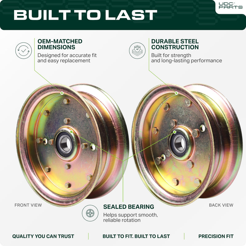 539132728 Idler Pulley / 46 inch deck / Replacement for Husqvarna 589766101 589766102 539131148 539112196 Craftsman 196104 197380 Z4218 Z4219 Z4824 Z5426
