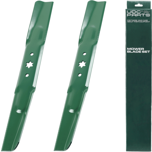 Aftermarket Yard-Man Lawn Mower Parts -  UDC Parts High Lift Mulching Blades 942-04308A 42 Inch for Cub Cadet, Troy Bilt, MTD, Craftsman Replaces OEM no. 742-04308 742-04308A 742-04312 742-04312A 742-0656 942-04308 942-04312A / 2 Pack