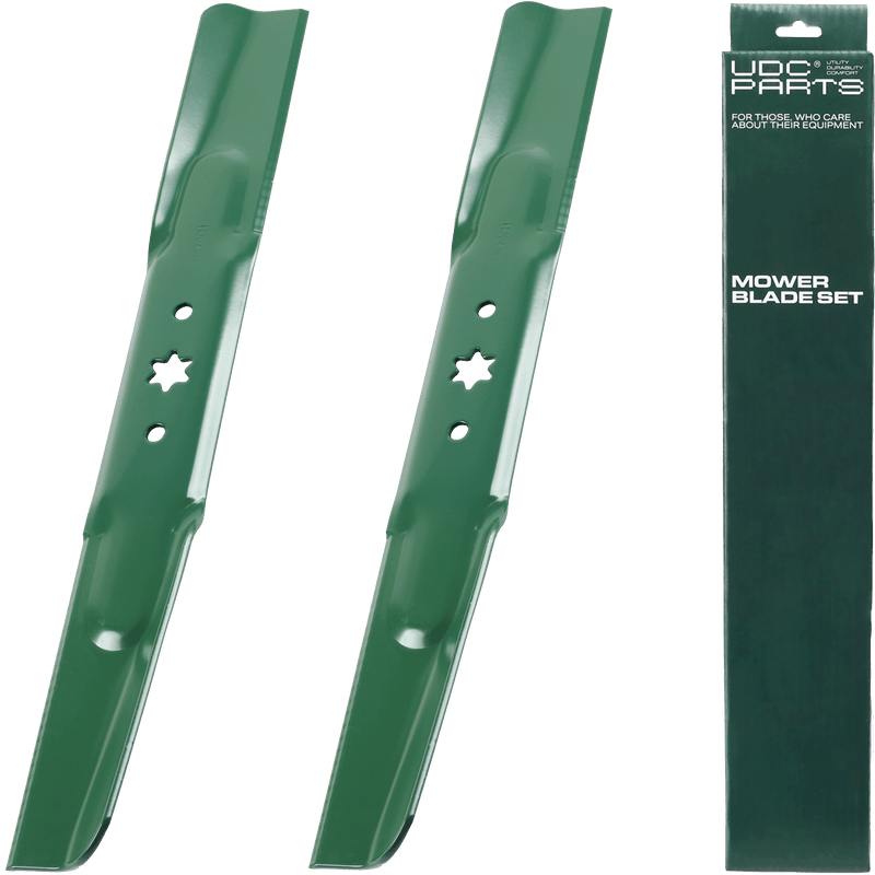 Aftermarket Bolens Lawn Mower Parts -  UDC Parts High Lift Mulching Blades 942-04308A 42 Inch for Cub Cadet, Troy Bilt, MTD, Craftsman Replaces OEM no. 742-04308 742-04308A 742-04312 742-04312A 742-0656 942-04308 942-04312A / 2 Pack