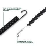  UDC Parts 946-04173E Clutch Cable for MTD Troy Bilt 746-04173 746-04173A 746-04173B 746-04173C 746-04173D 746-04173E 946-04173B 946-04173C 946-04173D