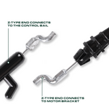 Cub Cadet Aftermarket Parts -  UDC Parts 746-04661A Clutch Cable for 51 inch MTD Craftsman Troy Bilt Yard Machines 946-04661 746-04661 946-04661A TB100 TB110 TB115 TB120 Lawn Mowers