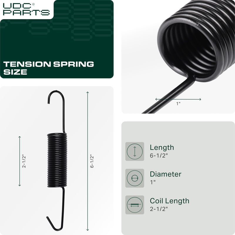 Wholesale Lawn Mower Parts -  UDC Parts GX21582 Tension Spring / 2 pcs / for John Deere GX20377 L120 L130 LA130 LA140 LA145 X140 145 D140 D150 D155 D160 D170 G110 Sabre 1642HS 1742HS